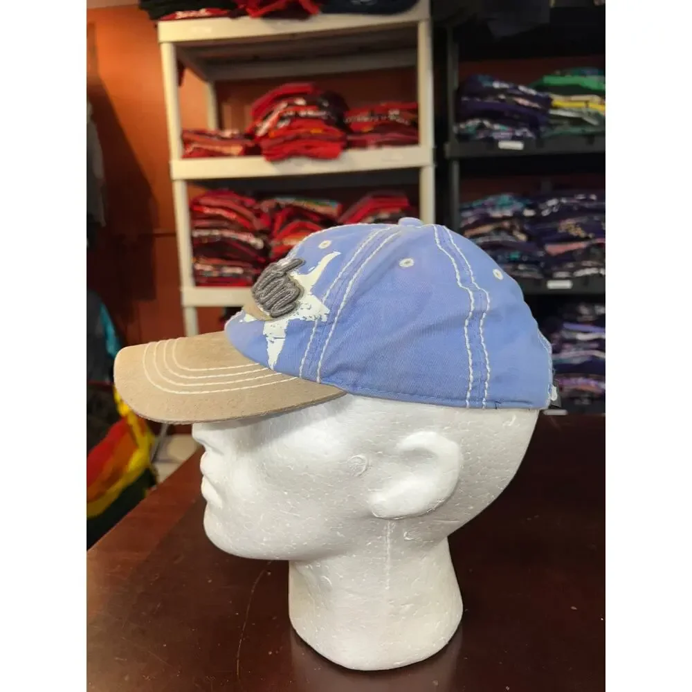 Vintage Houston Texas Hat TX Star Blue Cap Headwear OS